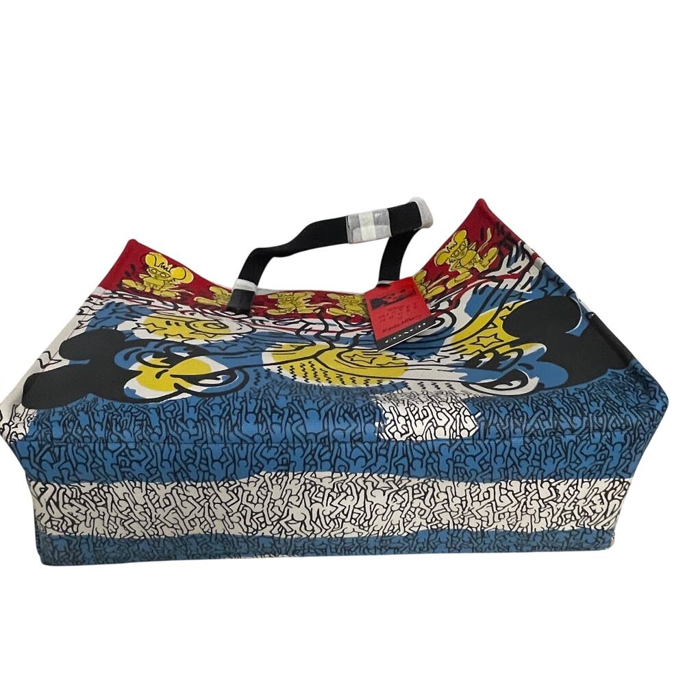 New Coach 5227 Disney Mickey Mouse X Keith Haring Tote 42 NWT Multicolor - Picture 8 of 8